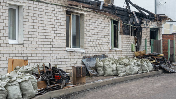 Professional Soot Cleanup technician working in Le Sueur, MN